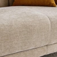 كنبة أفينزا مقعدبن مع ووسادتين هافان قماش لون بيج...