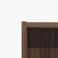 وحدة تخزين أجاتا جاز 5 رفوف خشب هندسي لون بني مقاس...