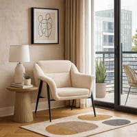 كرسي مفرد جاكي - بيج