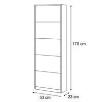 خزانة أحذية الكِسرى خشب ابيض بمرآة أنيقة، توفر تخز...