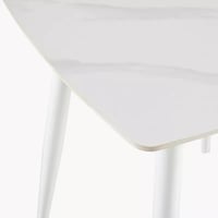 طقم طاولة سفرة من الحجر الملبد 2 كراسي بولي بروبلي...