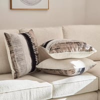 كنبة ركنية يمين قماش 4 مقاعد مع 3 وسائد من فيجاس