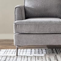 كرسي أورِيليا بمساند ذراعين قماش بوليستر لون رمادي...