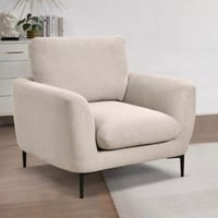 كنبة دولسي دون مساند ذراعين قماش لون بيج بارجل معد...