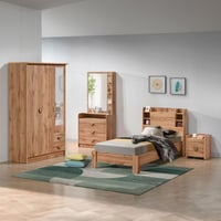 طاولة تزيين عصرية-3 أدراج مع مرآة من تيرنوڤيا