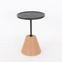 طاولة خدمة خشب بقواعد خزف إلينور