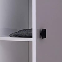 خزانة ملابس 4 أبواب مع 2 مرآة من زوراليا