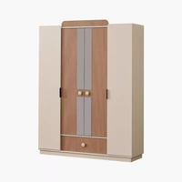 خزانة ملابس بـ4 أبواب بدرج ومرآتين من لونفيريا