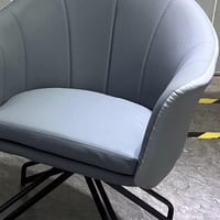 طقم طاولة شاي سطح أحجار متكلسة وكرسيين دوار قماش ل...