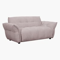 كنبة قماش مقعدين من شيكاغو قماش مخملي لون كشمير با...