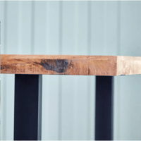 طاولة طعام 8 مقاعد من الخشب الصلب من فلوريا