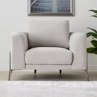 كرسي قماش مقعد واحد بمساند ذراعين من إلارا