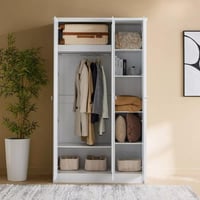 خزانة ملابس 3 أبواب مع مرآة من تورڤيندا