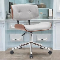 كرسي مكتب دوار ايلا انيق- رمادي فاتح