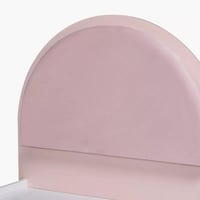 سرير فردي منجد بتصميم أنيق من أمالفي - 90x200 سم