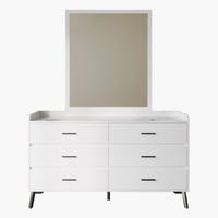 طاولة تزيين ماستر 6 أدراج بسطح من الحجر الملبد من...