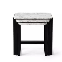 طقم طاولات متداخلة 3 حبة من بيلّونا من الخشب الهند...