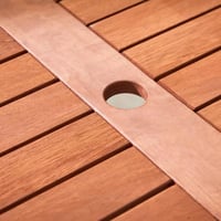 طقم سفرة 6 مقاعد للجلسات الخارجية خشب - من نيفارا