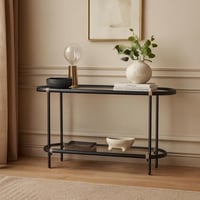 كونسول نــورايــا مودرن للمداخل –اطار خشبي مع زجاج...