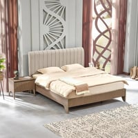 طقم غرفة نوم كينج 6 قطع من جينوفا - 180x200 سم