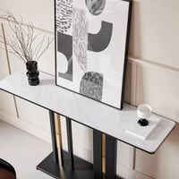 طاولة كونسول من الحجر الملبد من مادوكس