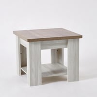 طاولة جانبية أنجيليك خشب لون خشبي مقاس 50x60x60 سم