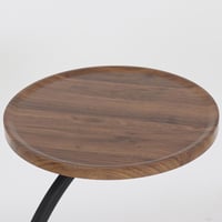 طاولة خدمة زافيرا دورين خشب لون بني و قواعد معدن م...