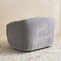 كنبة مفردة سيلفونا بمساند ذراعين و وسادة قماش لون...