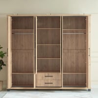 دولاب ملابس بلفورت خشب 6 أبواب بدرجين ومرايا وقفل...