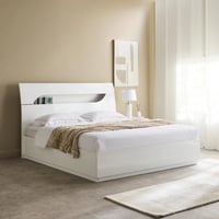 طقم غرفة نوم كينج بلمعان عالي 4 قطع من ديكسون - 18...