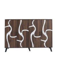 خزانة أحذية ميريلّا خشب ماليزي 2 قسم 5 أدوار - بني...