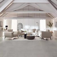 طقم كنب ميلريسا كرسي بمساند ذراعين كنبة مقعدين، كن...