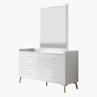 طقم غرفة نوم كينج 5 قطع منجدة من بيريل - 180x200 س...