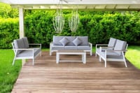 طقم جلسة خارجية رينولا 7 اشخاص من الألمنيوم بوسائد...