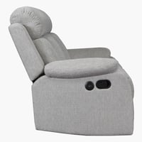 كنبة استرخاء 2 مقاعد قماش مع منفذ يو إس بي من ليزي