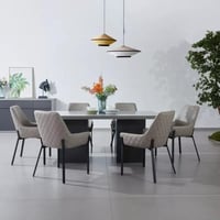 طقم طاولة سفرة كبيرة مع وبوفيه 3 أبواب و 3 ادراج أ...