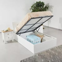 سرير فردي بمساحة تخزين هيدروليك من بيلفوريا- 90x20...