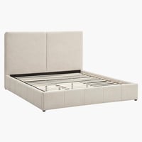 طقم غرفة نوم كينج 5 قطع منجدة من بيريل - 180x200 س...