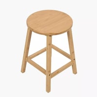 طقم سفرة مرتفع بمقعدين من الخشب الصلب - من نوراليا