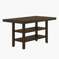 طقم سفرة طعام خشب مع مقعد بنش من تيرمونت - 4 كراسي