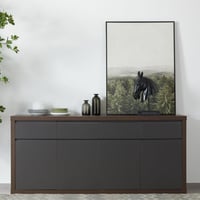 طقم طاولة سفرة كبيرة مع وبوفيه 4 أبواب و 4 ادراج أ...