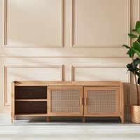 طاولة تلفزيون منخفضة لأجهزة حتى 70 بوصة من چاڤا