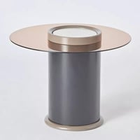 طقم طاولات قهوة دارڤيلّا من الحجر الملبد قطعتين قا...