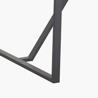 طقم طاولة سفرة مستطيلة من خشب هندسي مع 8 كراسي قما...