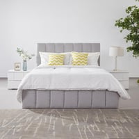 طقم غرفة نوم كينج 5 قطع بمساحة تخزين هيدروليك ذكية...