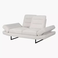 كنبة فيرلينا كبيرة بظهر قابل للتعديل 3 مقاعد قماش...