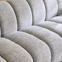 كنبة سيلڤونا كبيرة بـ4 مقاعد قماش بوكيلة لون رمادي...