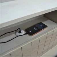 طقم غرفة نوم ذكي كينج 6 قطع من ليفربول - 180x200 س...