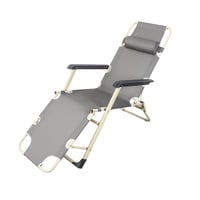 كرسي للحديقة والرحلات بمسند للرأس قابل للطي لون رم...