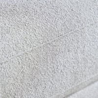 كنبة نوريتّا مقعدين قماش لون رمادي بارجل خشب زان